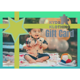 Gift Cards Kids Clothing Cute Clothes - Kyds Klothing