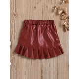Toddler Leather Skirt Kids Clothing Cute Clothes - Kyds Klothing